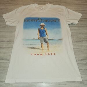 Kenny Chesney Tour 2022 Adult T Shirt White Size Small Unisex